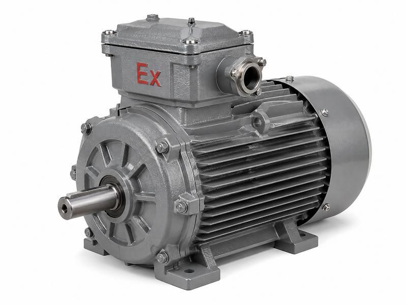 Động cơ phòng nổ 2 HP với thiết kế vỏ kín chống cháy nổ, phù hợp cho môi trường 