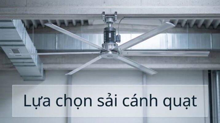 Quạt trần công nghiệp Tomexco các model cánh 3m đến 7.3m