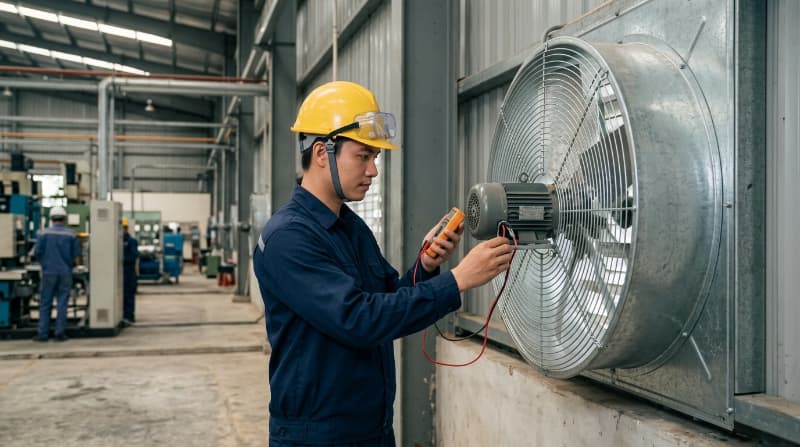 Kỹ thuật viên kiểm tra lắp đặt trực tiếp tại Bình Dương giúp hệ thống vận hành ổn định.