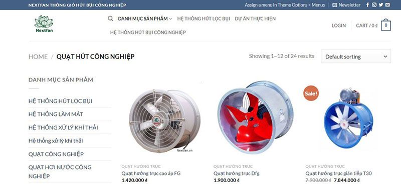 Quạt hút công nghiệp tròn chính hãng, giá tốt 2026 12 Nextfan là đơn vị cung cấp quạt hút công nghiệp uy tín