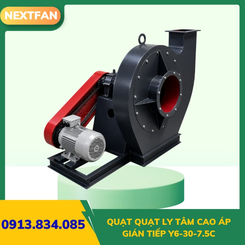 Quạt ly tâm cao áp gián tiếp Y6-30-7.5C 2 Quạt Quạt ly tâm cao áp gián tiếp Y6-30-7.5C (3)