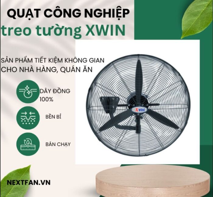 Quat cong nghiep treo tuong Xwind