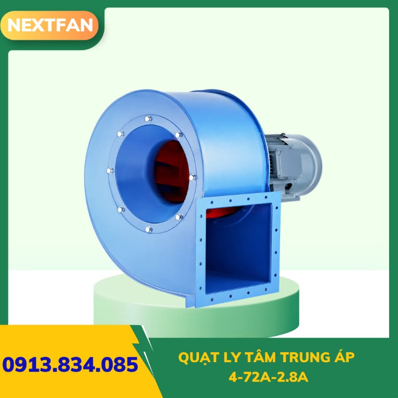 Quạt ly tâm trung áp 4-72A-2.8A 1 Quạt ly tâm trung áp 4-72A-2.8A_1