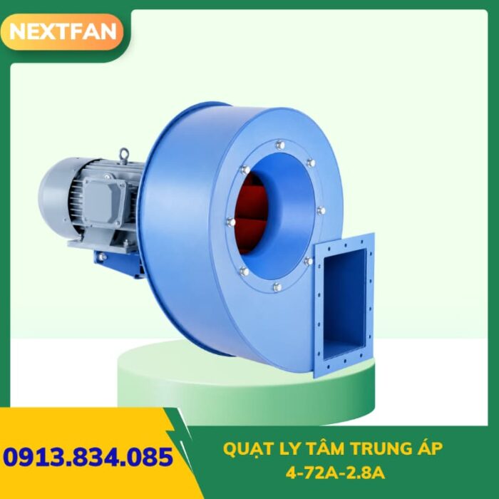 Quạt ly tâm trung áp 4-72A-2.8A 5 Quat ly tam trung ap 4 72A 2.8A 2