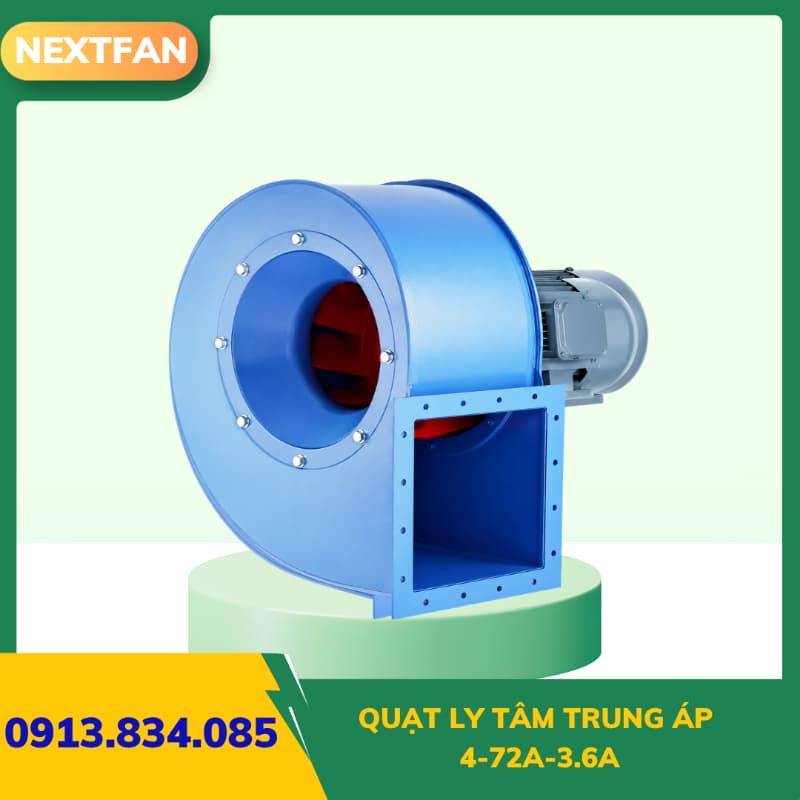 Quạt ly tâm trung áp 4-72A-3.6A 1 Quạt ly tâm trung áp 4-72A-3.6A_1