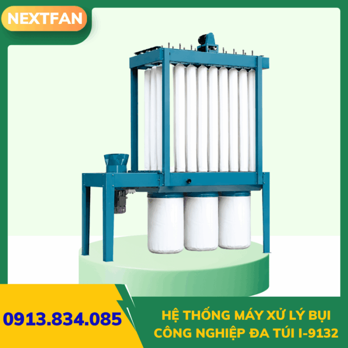 Hệ thống máy xử lý bụi công nghiệp đa túi I-9132 - Nextfan