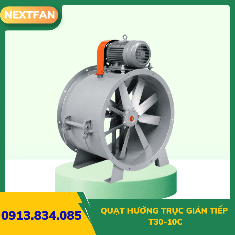 Quạt hướng trục gián tiếp T30-10C 2 Quạt hướng trục gián tiếp T30-10C