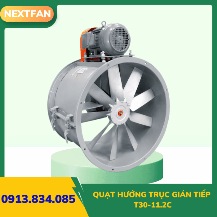 Quạt hướng trục gián tiếp T30-11.2C