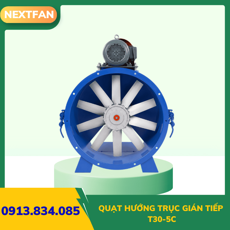 Quạt hướng trục gián tiếp T30-5C 3 Quạt hướng trục gián tiếp T30-5C