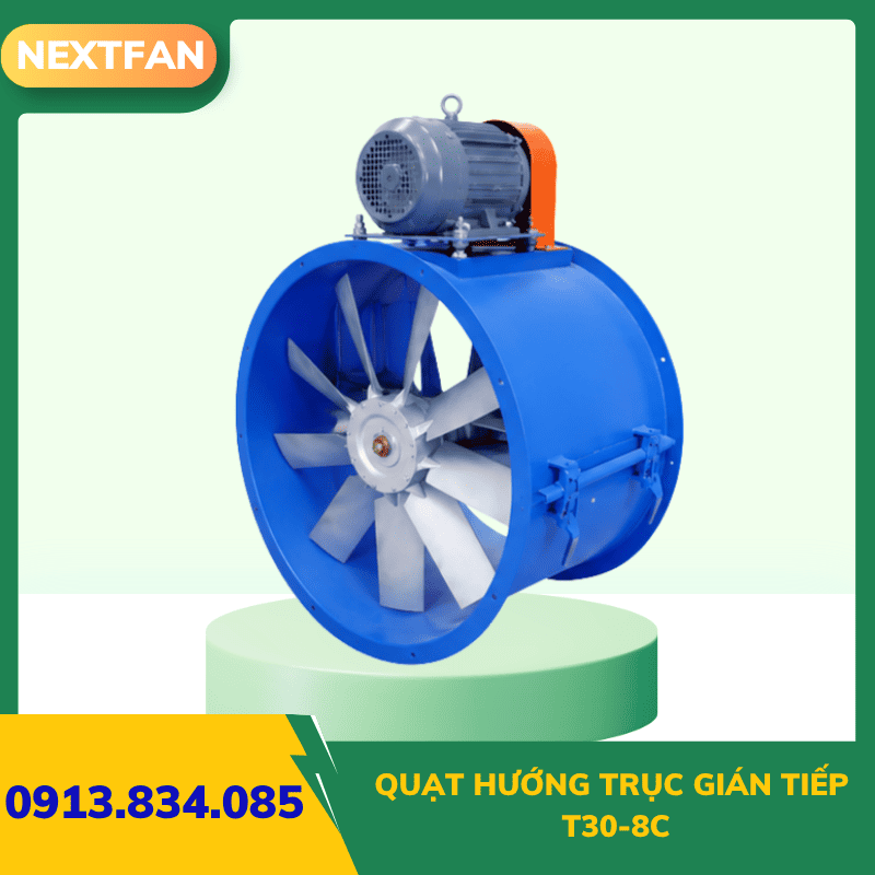 Quạt hướng trục gián tiếp T30-8C 2 Quạt hướng trục gián tiếp T30-8C