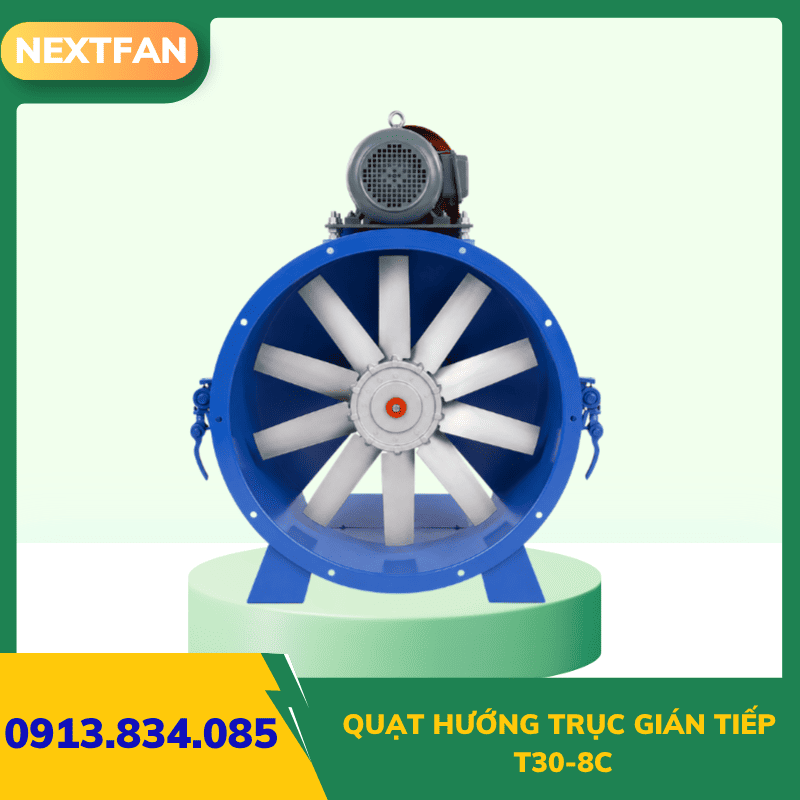 Quạt hướng trục gián tiếp T30-8C 3 Quạt hướng trục gián tiếp T30-8C