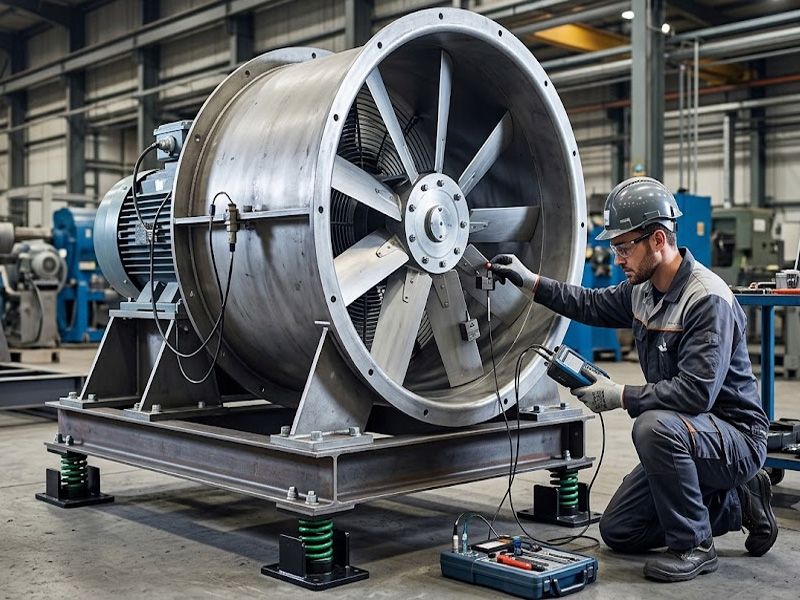 Hướng dẫn lắp đặt quạt hướng trục đúng kỹ thuật chi tiết