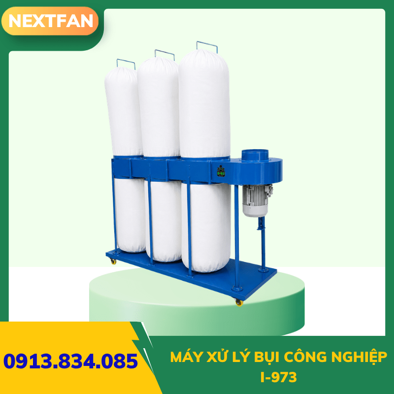 Máy xử lý bụi công nghiệp I-973 - 3 túi 2 Máy xử lý bụi công nghiệp I-973 - 3 túi