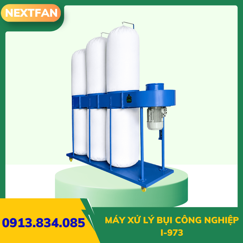 Máy xử lý bụi công nghiệp I-973 - 3 túi 1 Máy xử lý bụi công nghiệp I-973 - 3 túi
