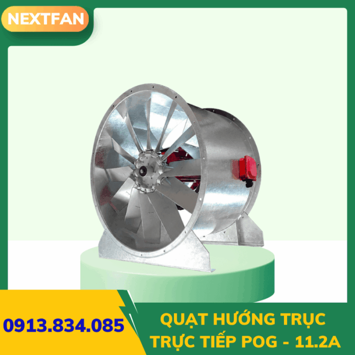 Quạt hướng trục trực tiếp POG - 11.2A