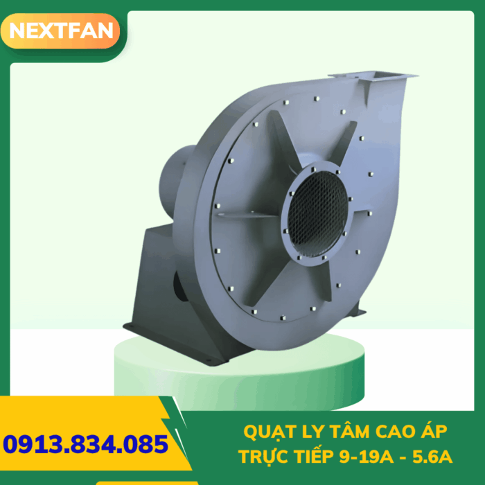 Quạt ly tâm cao áp trực tiếp 9-19A - 5.6A 5 quat ly tam cao ap 9 19a 5.6A 4