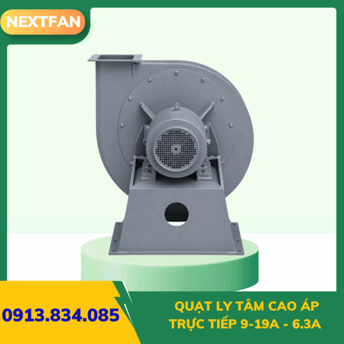 Quạt ly tâm cao áp trực tiếp 9-19A - 6.3A 7 quat ly tam cao ap 9 19a 6.3A 2