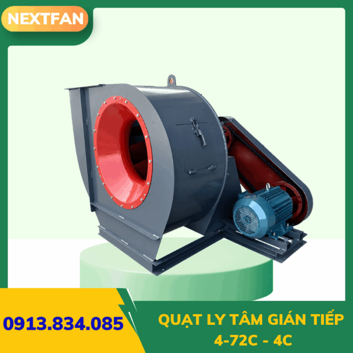 Quạt ly tâm gián tiếp 4-72C - 4C 6 quat ly tam gian tiep 4 72C 3.4C 1
