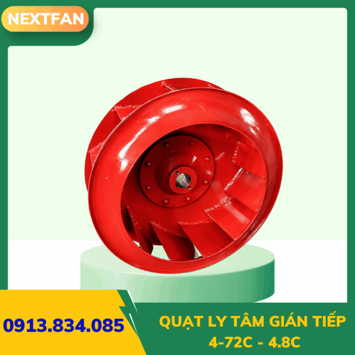 Quạt ly tâm gián tiếp 4-72C - 4.8C 9 quat ly tam gian tiep 4 72C 4.8C 4