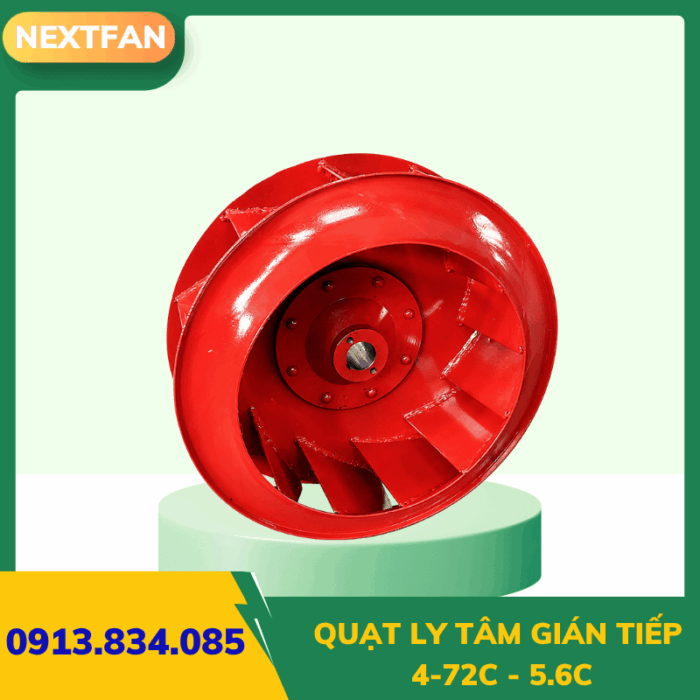 Quạt ly tâm gián tiếp 4-72C - 5.6C 9 quat ly tam gian tiep 4 72C 5.6C 4