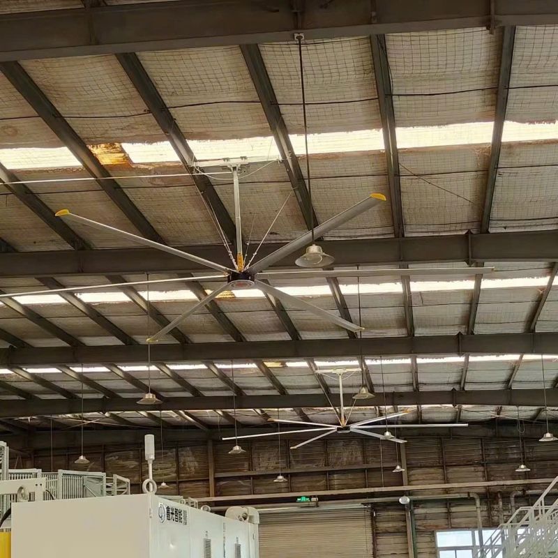 Quạt trần công nghiệp 6 cánh HVLS 7 Ứng dụng linh hoạt của quạt trần công nghiệp 6 cánh