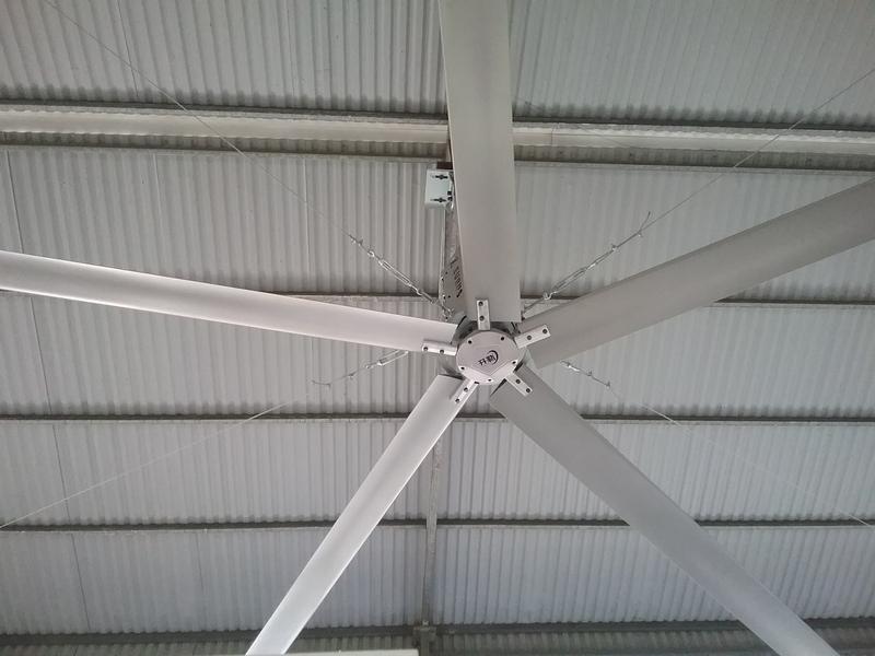Ưu điểm khi sử dụng quạt trần công nghiệp sải cánh lớn