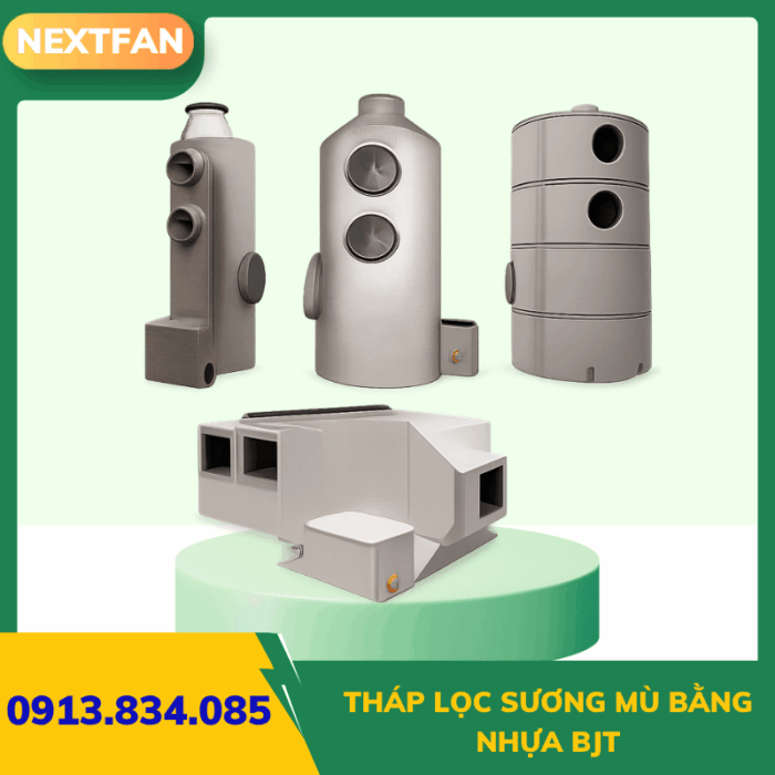 Tháp lọc sương mù bằng nhựa BJT