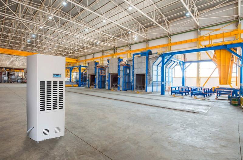 Máy hút ẩm công nghiệp chính hãng, công suất lớn 4 Máy hút ẩm công nghiệp được sử dụng để kiểm soát độ ẩm tại các nhà máy và khu sản xuất quy mô lớn