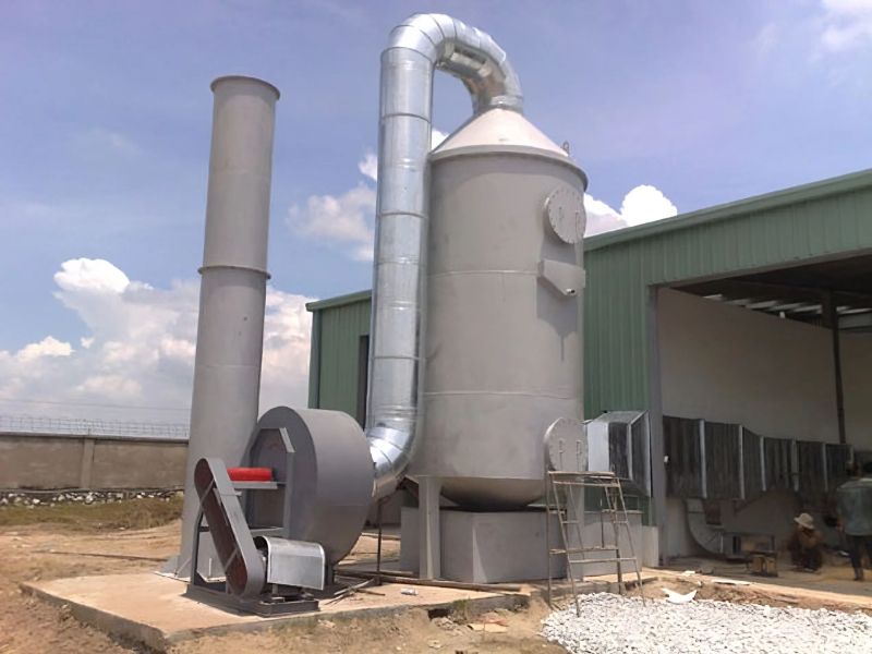 Lắp đặt hệ thống xử lý khí thải bằng than hoạt tính trọn gói