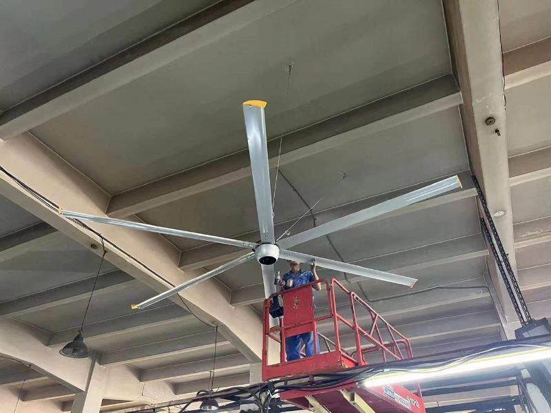 Quạt trần công nghiệp 6 cánh HVLS 8 Hướng dẫn chọn mua quạt trần công nghiệp 6 cánh chuẩn xác