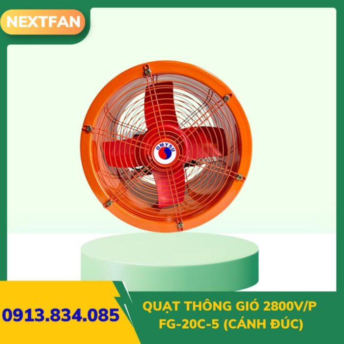 QUẠT THÔNG GIÓ 2800V/P FG-20C-5 (Cánh Đúc)