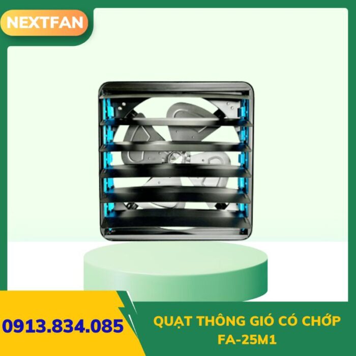 Quạt thông gió có chớp FA-25M1 5 3 37