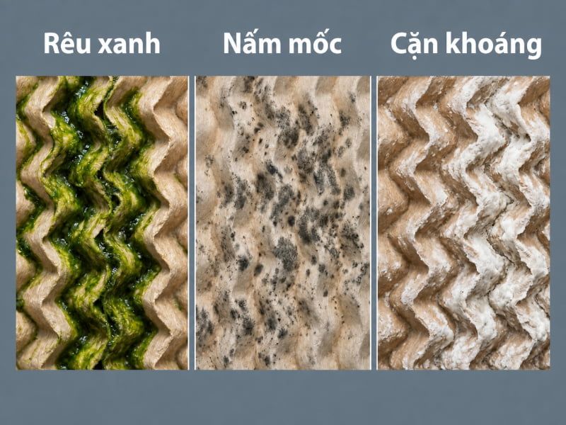 Nguyên nhân tấm Cooling Pad bị rêu cách xử lý và phòng ngừa
