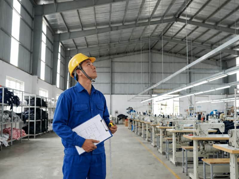 Đo thể tích thực tế (m³) giúp xác định chính xác lưu lượng gió cần thiết hơn chỉ tính diện tích m².