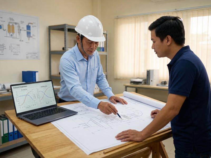 Hệ thống xử lý khí thải SCR khử NOx cách hệ thống hoạt động 6 Đối chiếu dữ liệu nhiệt độ và nồng độ NOx thực tế là bước then chốt để định hình cấu hình hệ SCR.