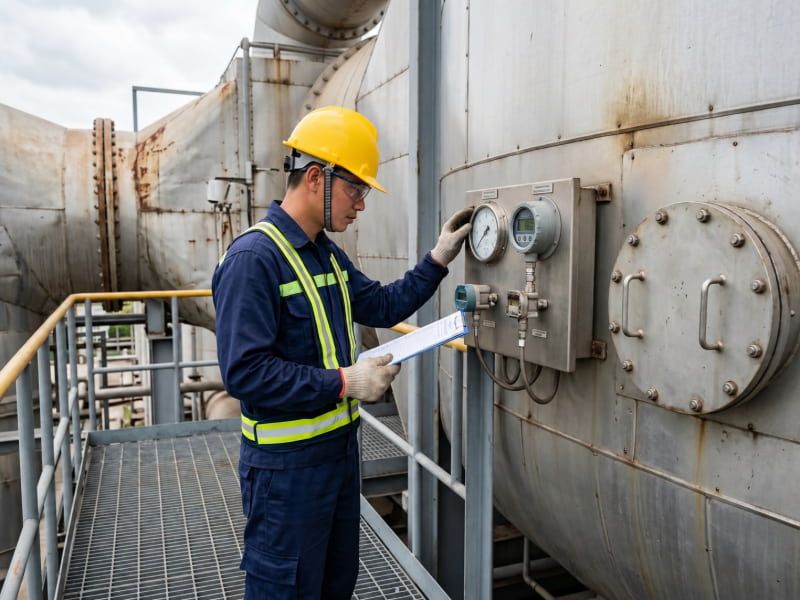 Hệ thống xử lý khí thải SCR khử NOx cách hệ thống hoạt động 5 Kiểm tra chênh áp định kỳ tại buồng xúc tác giúp phát hiện sớm nguy cơ bám bụi và tắc nghẽn hệ SCR.