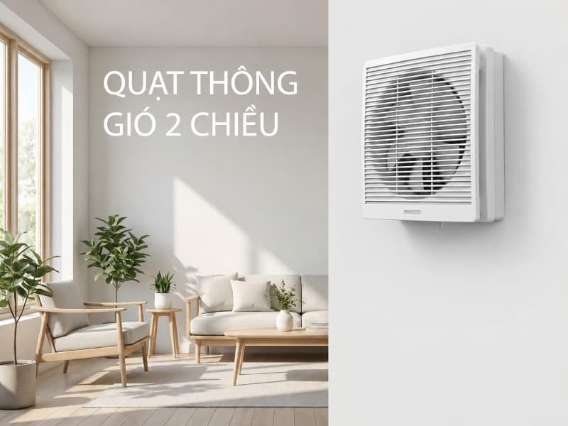 Cách chọn đúng quạt thông gió 2 chiều cho từng không gian