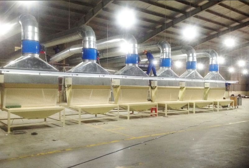 Chụp hút bụi tại nguồn bảo vệ sức khỏe công nhân