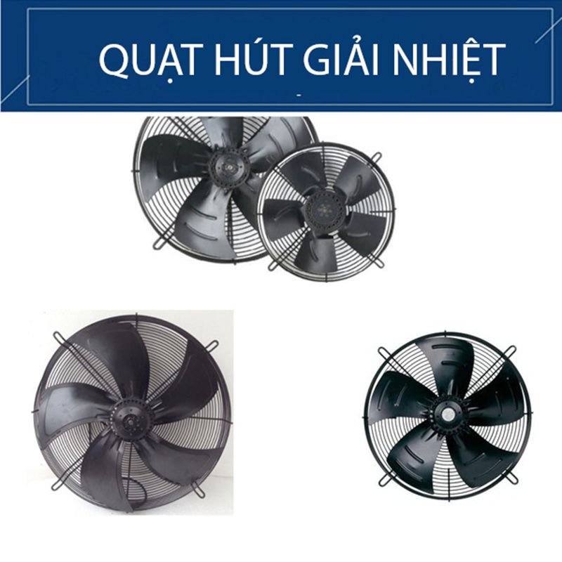 Quạt hút giải nhiệt giúp tăng khả năng tản nhiệt cho dàn nóng