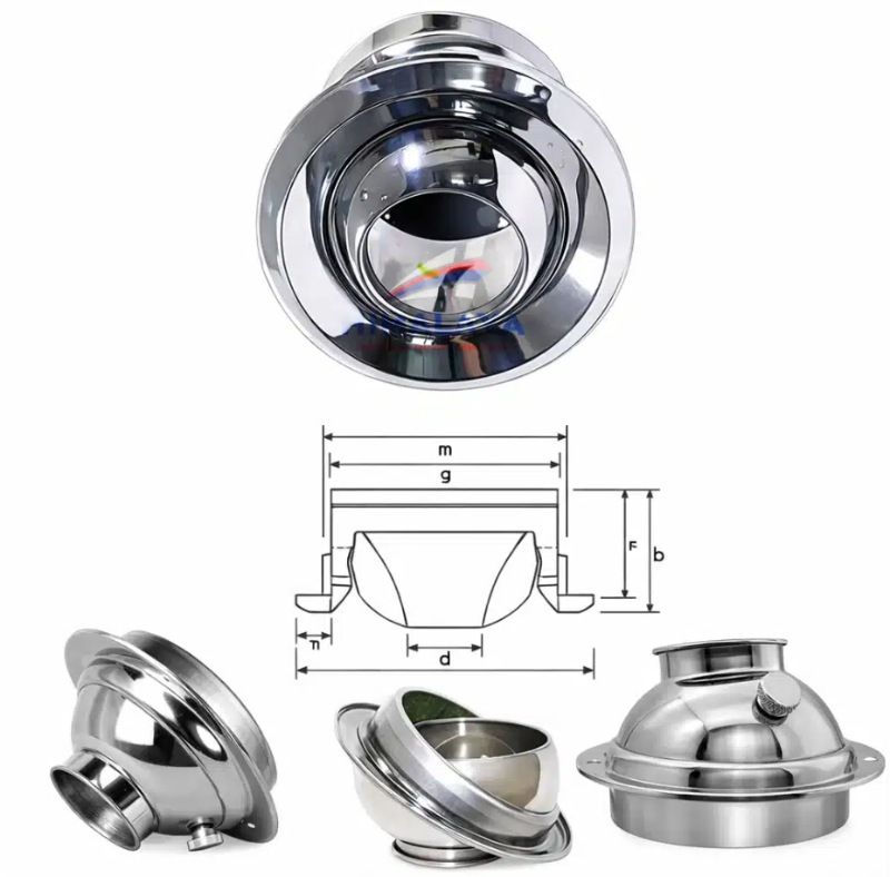 Cửa gió tròn inox chống ăn mòn