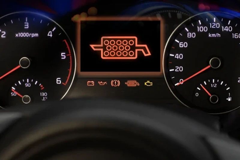 Khi hệ thống bị lỗi, đèn cảnh báo DPF sẽ sáng trên bảng điều khiển