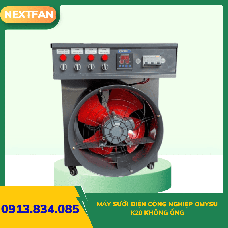 MÁY SƯỞI ĐIỆN CÔNG NGHIỆP OMYSU K20 Không Ống 2 MÁY SƯỞI ĐIỆN CÔNG NGHIỆP OMYSU K20 Không Ống