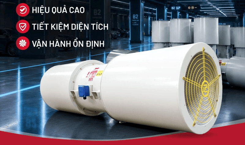 Ưu điểm nổi bật của quạt Jetfan