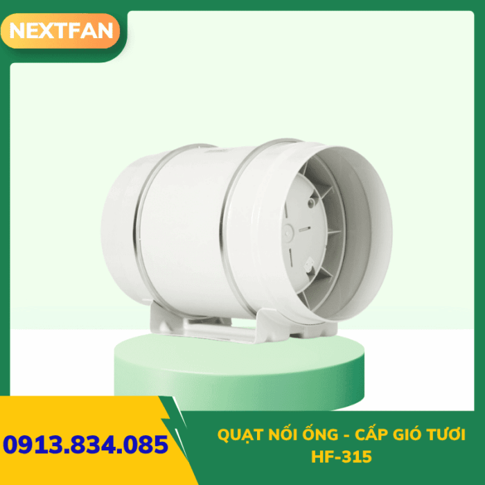 QUẠT NỐI ỐNG - CẤP GIÓ TƯƠI HF-315 5 img quat noi ong cap gio tuoi hf 315 1