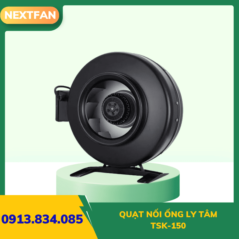Quạt nối ống ly tâm TSK-150 3 Quạt nối ống ly tâm TSK-150