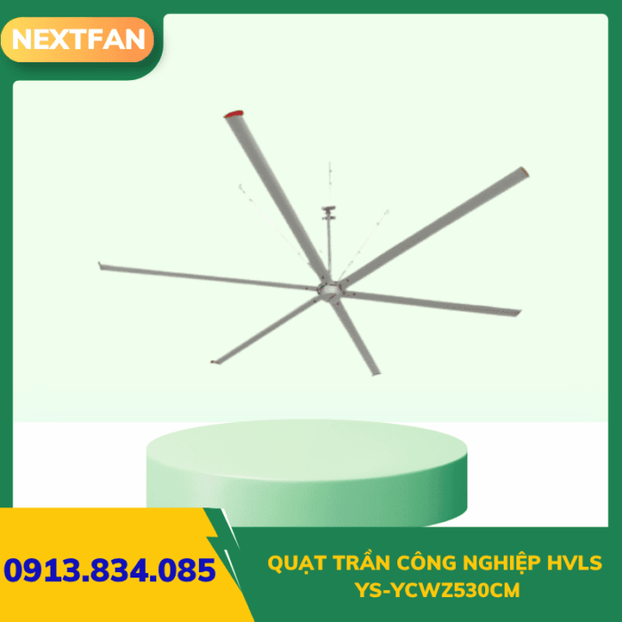 Quạt trần công nghiệp HVLS YS-YCWZ530CM