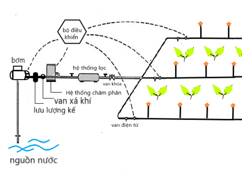 Tưới phun mưa là gì? Cấu tạo, nguyên lý và ứng dụng trong làm mát 2 img tuoi phun mua 3