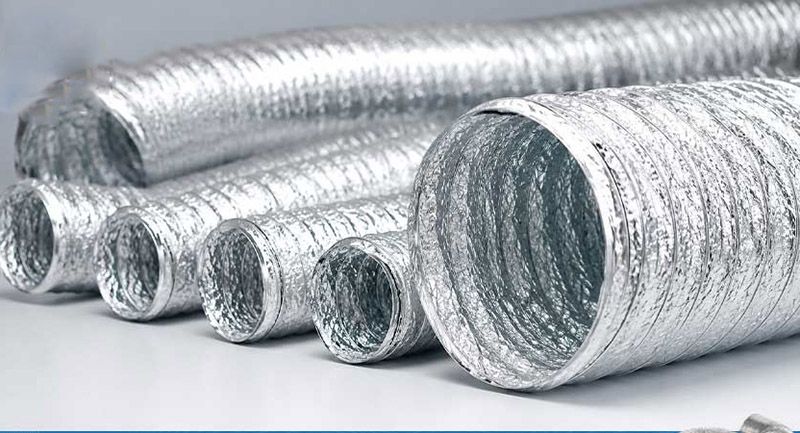Kích thước ống gió mềm khá đa dạng