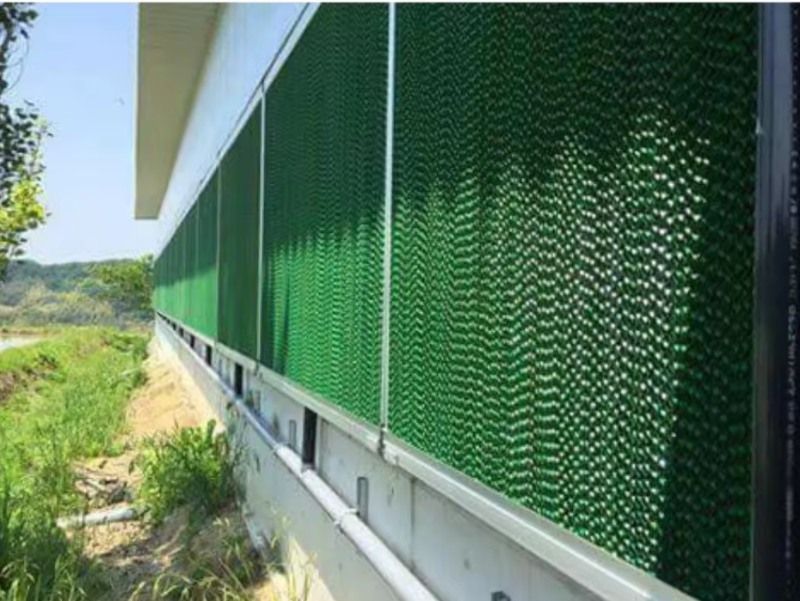 Kích thước tấm cooling pad xanh dùng cho chuồng trại