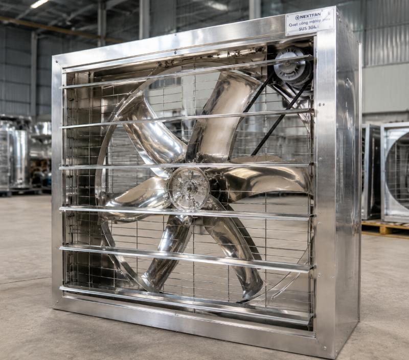 Quạt Công Nghiệp Inox - Phân Loại, Ứng Dụng & Bảng Giá 2026 1 quat cong nghiep inox 1